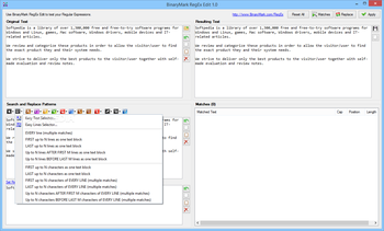 BinaryMark RegEx Edit screenshot 3
