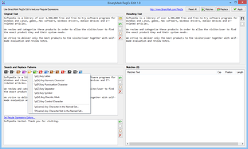 BinaryMark RegEx Edit screenshot 6