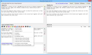 BinaryMark RegEx Edit screenshot 7