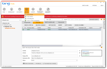 Bing Ads Editor screenshot 4