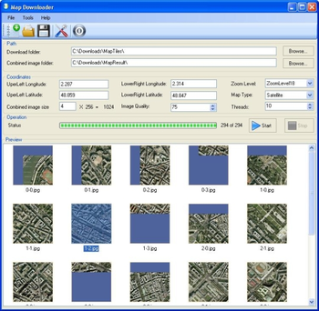 BingMapDownloader screenshot