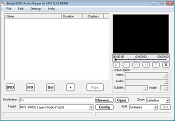 Bingo! DVD Audio Ripper(DVD to MP3-wave) screenshot