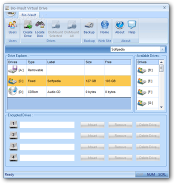 bio-iVault Virtual Drive screenshot 4