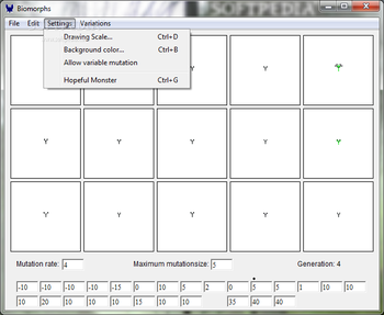 Biomorphs screenshot 2