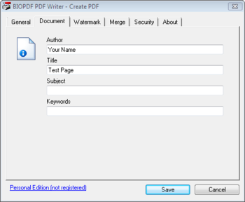 bioPDF PDF Writer screenshot 3