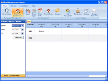 Bistone Hotel Management System screenshot