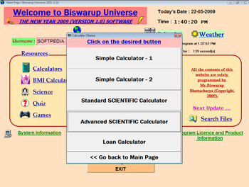 Biswarup Universe screenshot 2