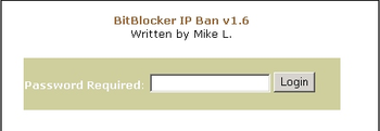 BitBlocker IP Ban screenshot
