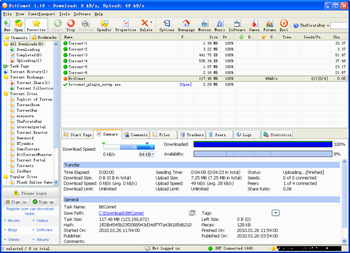 BitComet screenshot