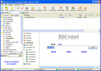 BitComet screenshot 2