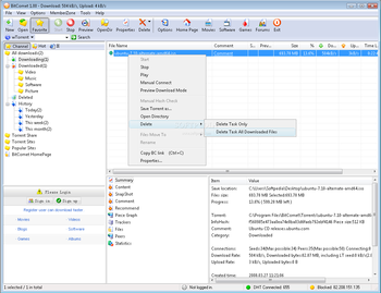 BitComet nLite Addon screenshot