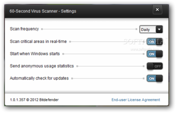 Bitdefender 60-Second Virus Scanner screenshot 4