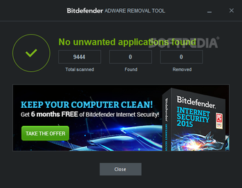 Bitdefender Adware Removal Tool screenshot 2