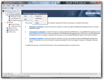 Bitdefender Client Security screenshot 2