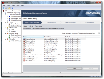 Bitdefender Client Security screenshot 3