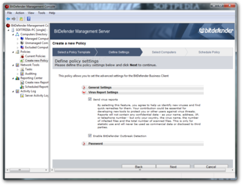 Bitdefender Client Security screenshot 4