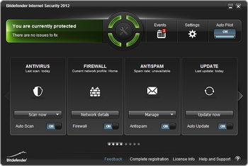 Bitdefender Internet Security 2017 screenshot