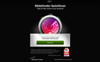 Bitdefender QuickScan screenshot