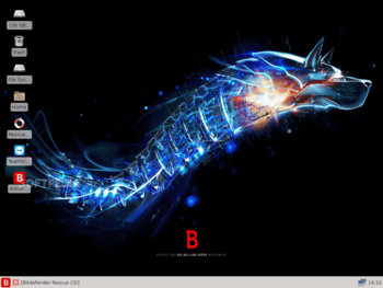 BitDefender Rescue CD screenshot 2