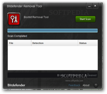 Bitdefender Rootkit Remover screenshot