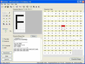 BitFontCreator screenshot 3