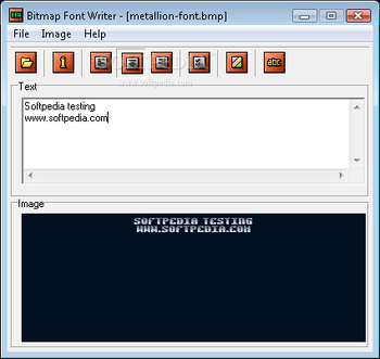 Bitmap Font Writer screenshot