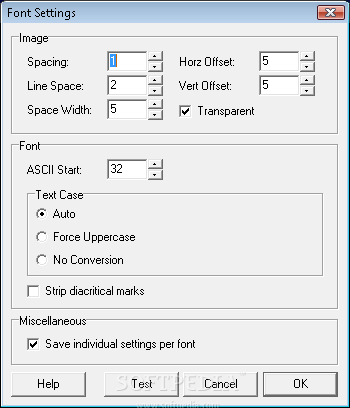 Bitmap Font Writer screenshot 2