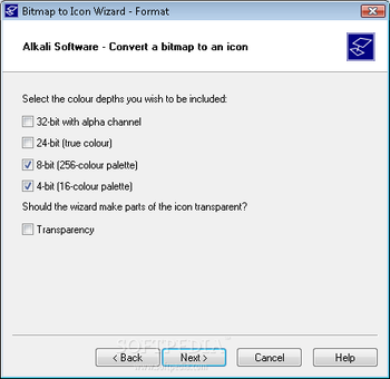 Bitmap to Icon Wizard screenshot 2