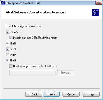Bitmap to Icon Wizard screenshot 3