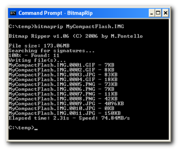 BitmapRip screenshot
