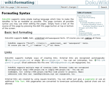 BitNami DokuWiki Stack screenshot
