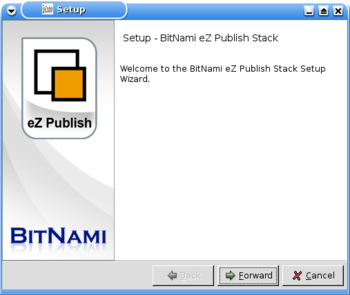 BitNami eZPublish Stack screenshot