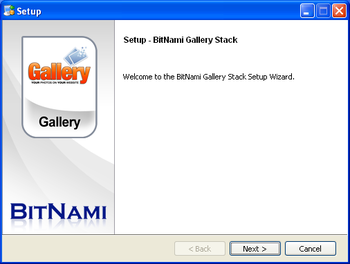 BitNami Gallery Stack screenshot
