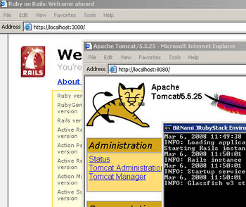 BitNami JRubyStack screenshot
