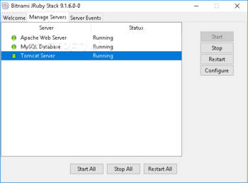 BitNami JRubyStack screenshot 2