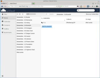 BitNami ownCloud Stack screenshot 2