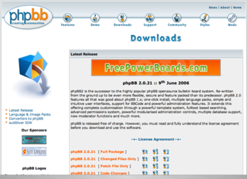 BitNami phpBB Stack screenshot