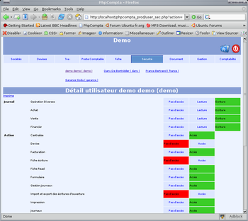 BitNami PhpCompta screenshot 2