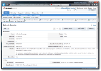 BitNami SugarCRM screenshot 4