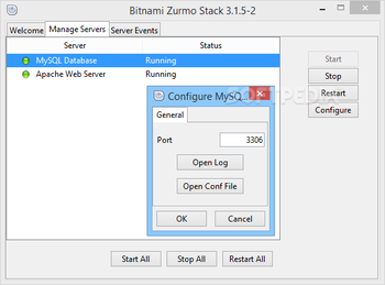 BitNami Zurmo Stack screenshot 10