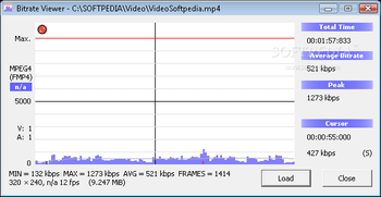 Bitrate Viewer screenshot