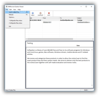 BitRecover Eudora Viewer screenshot 3