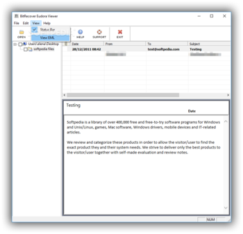 BitRecover Eudora Viewer screenshot 5