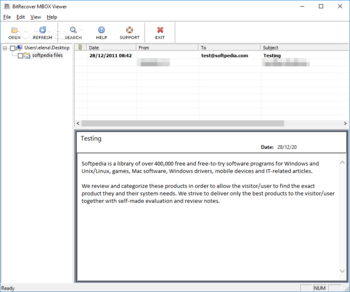 BitRecover MBOX Viewer screenshot