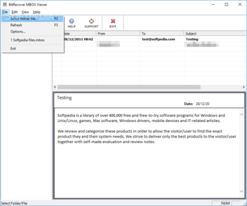 BitRecover MBOX Viewer screenshot 3