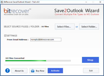 BitRecover Save2Outlook Wizard screenshot 2