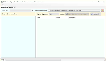 BitRecover Skype Chat Viewer screenshot 4