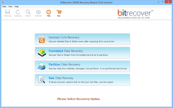 BitRecover VMDK Recovery Wizard screenshot