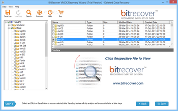 BitRecover VMDK Recovery Wizard screenshot 3