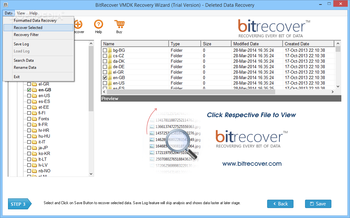 BitRecover VMDK Recovery Wizard screenshot 6
